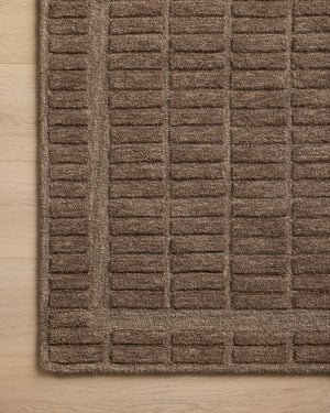 Chris Loves Julia x Loloi Bradley Rugs - Cocoa / Cocoa-Blue Hand Home