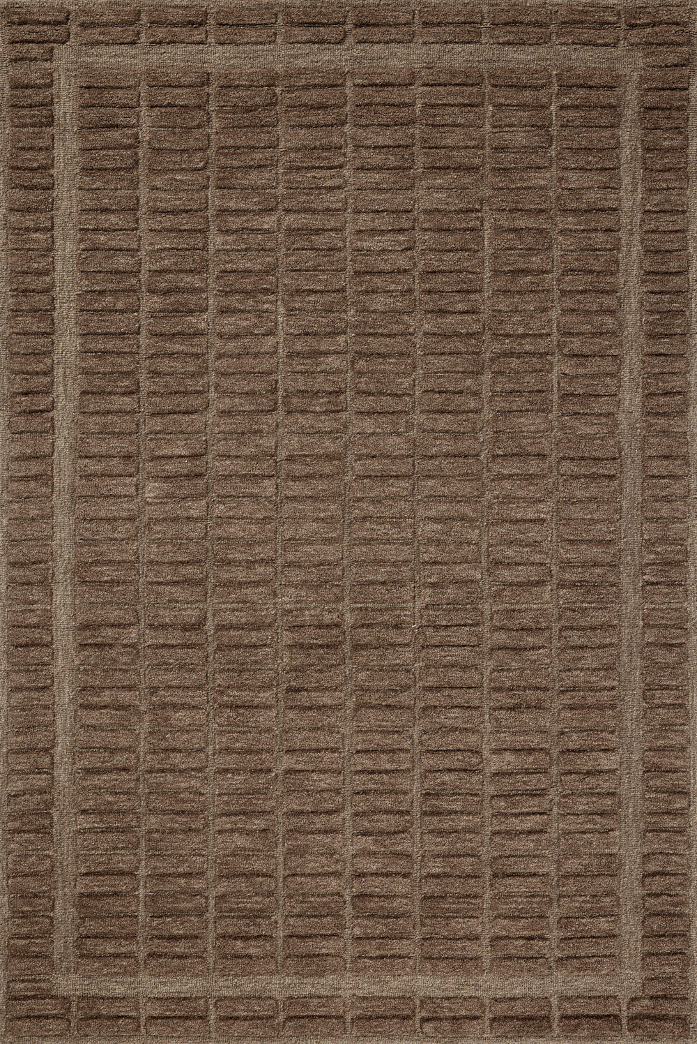 Chris Loves Julia x Loloi Bradley Rugs - Cocoa / Cocoa-Blue Hand Home