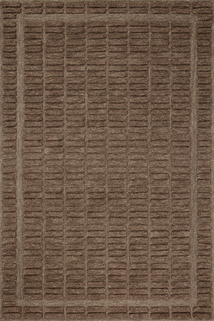 Chris Loves Julia x Loloi Bradley Rugs - Cocoa / Cocoa-Blue Hand Home