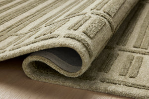 Chris Loves Julia x Loloi Bradley Rugs - Sage / Olive-Blue Hand Home