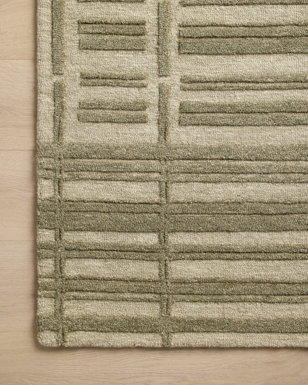 Chris Loves Julia x Loloi Bradley Rugs - Sage / Olive-Blue Hand Home