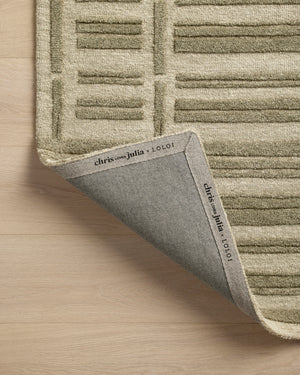 Chris Loves Julia x Loloi Bradley Rugs - Sage / Olive-Blue Hand Home