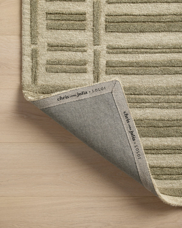 Chris Loves Julia x Loloi Bradley Rugs - Sage / Olive-Blue Hand Home