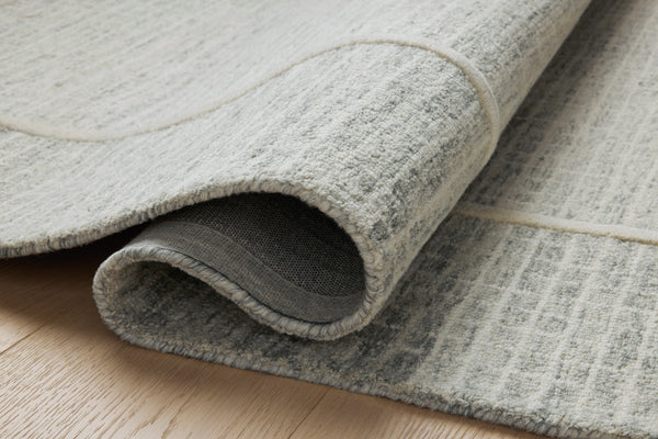 Chris Loves Julia x Loloi Briggs Rugs - Mist / Ivory-Blue Hand Home