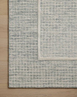 Chris Loves Julia x Loloi Briggs Rugs - Mist / Ivory-Blue Hand Home