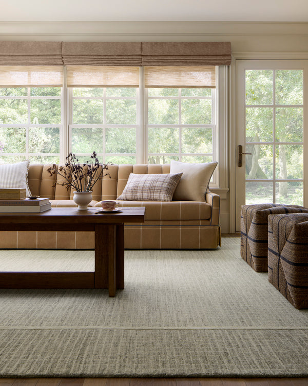 Chris Loves Julia x Loloi Briggs Rugs - Sage / Ivory-Blue Hand Home