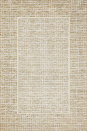 Chris Loves Julia x Loloi Briggs Rugs - Wheat / Ivory-Blue Hand Home