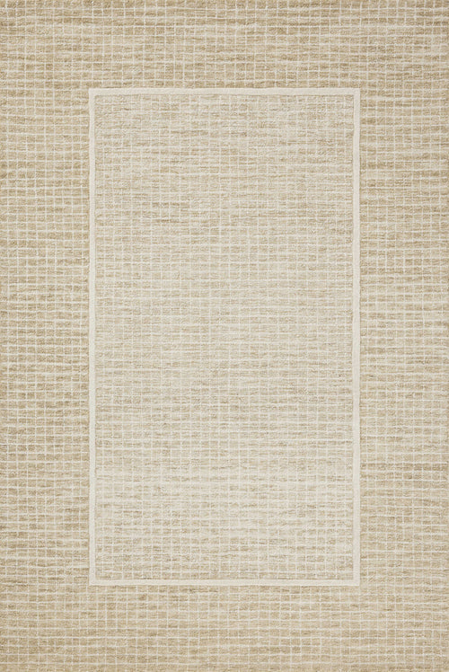 Chris Loves Julia x Loloi Briggs Rugs - Wheat / Ivory-Blue Hand Home