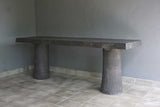 Carved Console Table-Blue Hand Home