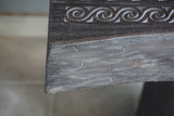 Carved Console Table-Blue Hand Home