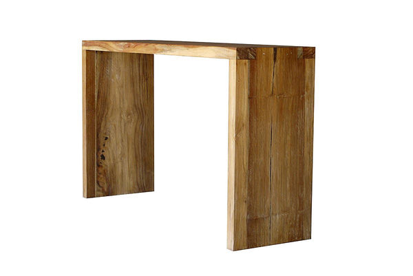 Reclaimed Teak Console-Blue Hand Home