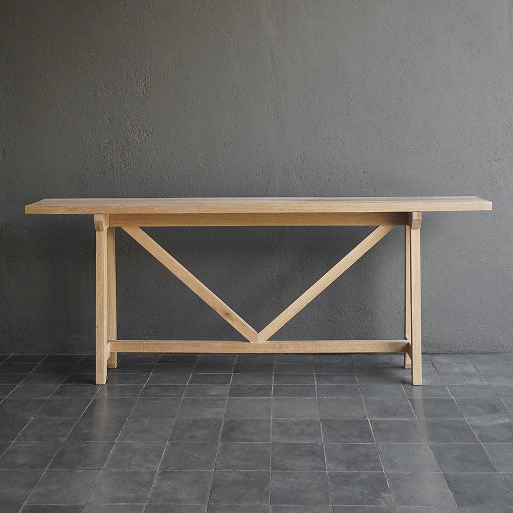 Oak French Farm Console-Organic Restoration-Blue Hand Home