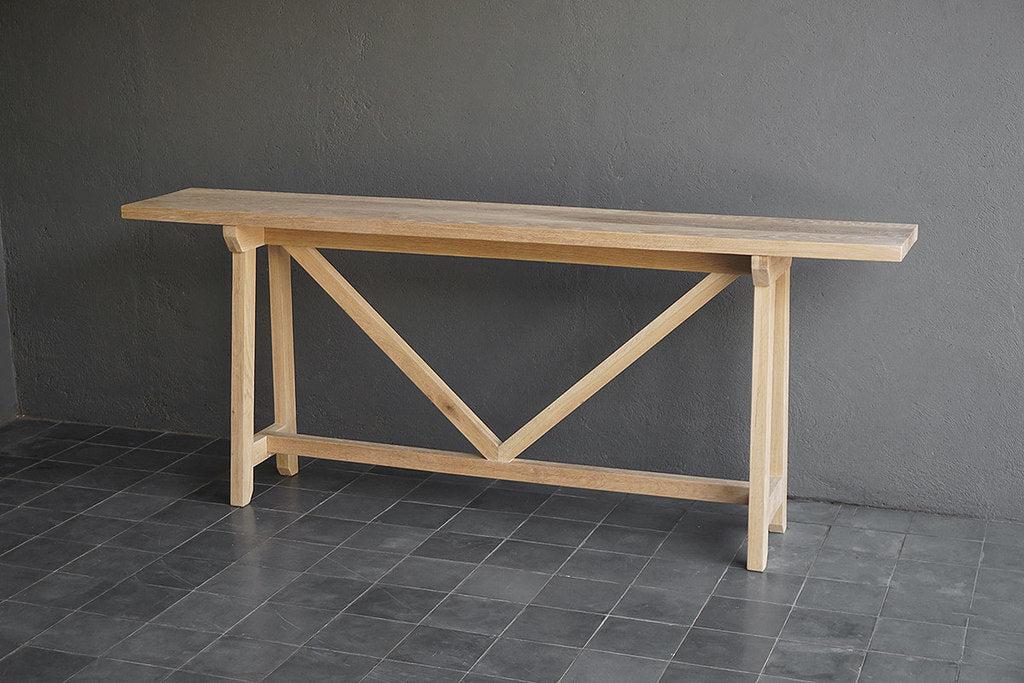 Oak French Farm Console-Organic Restoration-Blue Hand Home