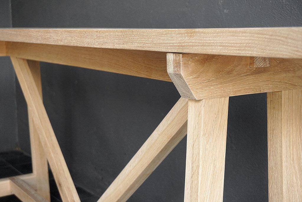 Oak French Farm Console-Organic Restoration-Blue Hand Home