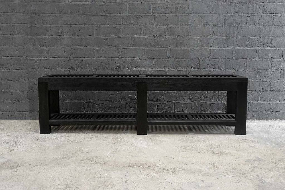 Reclaimed Teak Outdoor Console-Blue Hand Home