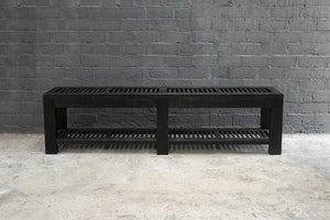 Reclaimed Teak Outdoor Console-Blue Hand Home