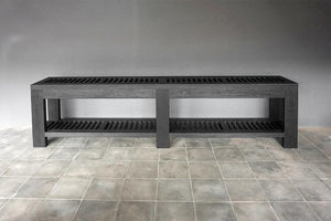 Reclaimed Teak Outdoor Console-Blue Hand Home