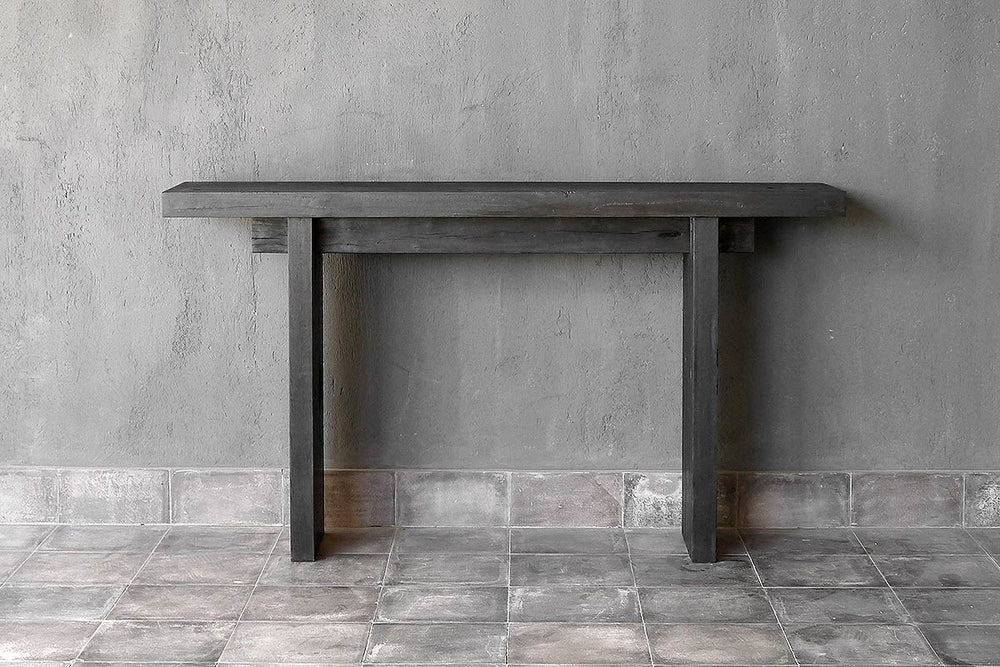 Reclaimed Teak Wood Console-Blue Hand Home