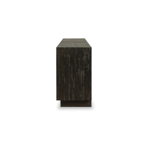Bramble Beatnik Two Door Sideboard In Java Brown-Bramble-Blue Hand Home