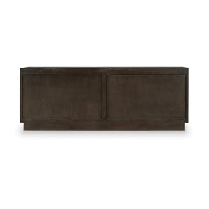 Bramble Beatnik Two Door Sideboard In Java Brown-Bramble-Blue Hand Home