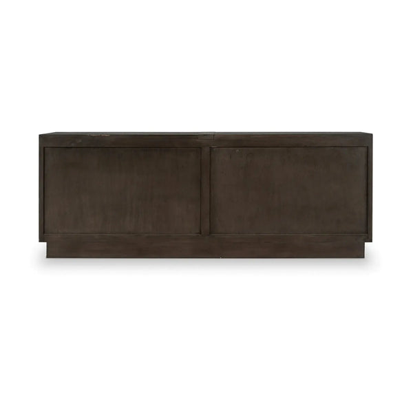 Bramble Beatnik Two Door Sideboard In Java Brown-Bramble-Blue Hand Home