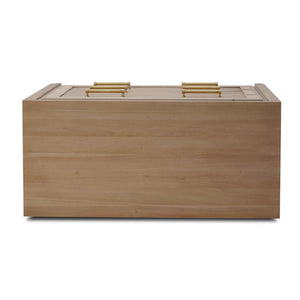 Belgravia 3 Drawer Dresser W/ Rattan-Blue Hand Home