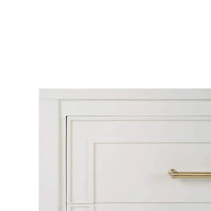 Bramble Belgravia 6 Drawer Dresser In True White-Bramble-Blue Hand Home