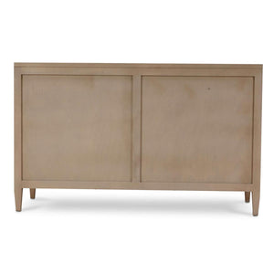 Belgravia 6 Drawer Dresser W/ Rattan-Blue Hand Home