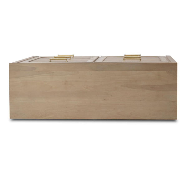 Belgravia 6 Drawer Dresser W/ Rattan-Blue Hand Home