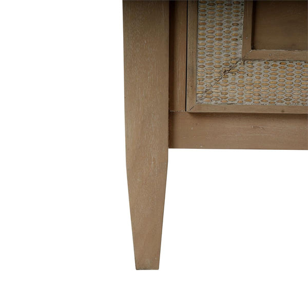 Belgravia 6 Drawer Dresser W/ Rattan-Blue Hand Home