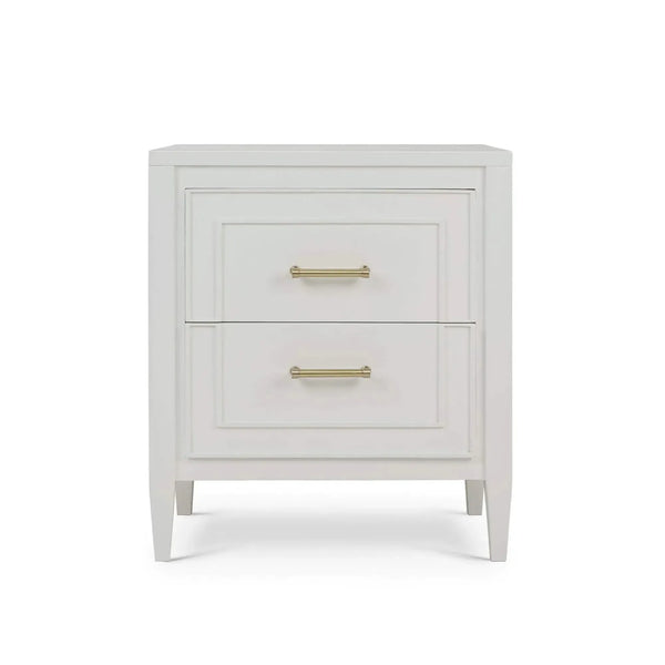 Bramble Belgravia Bedside Table In True White-Bramble-Blue Hand Home