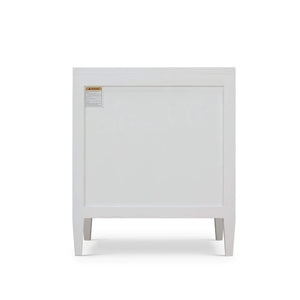 Bramble Belgravia Bedside Table In True White-Bramble-Blue Hand Home