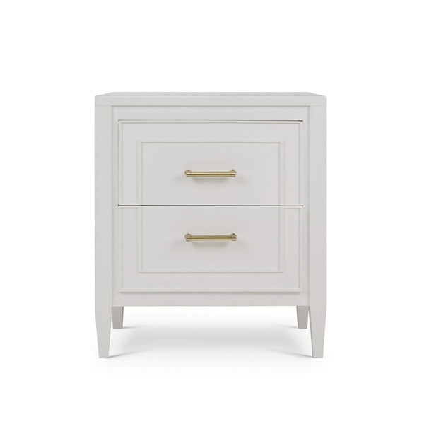 Belgravia Bedside Table in Solid Hardwood with Handcrafted Details-Blue Hand Home