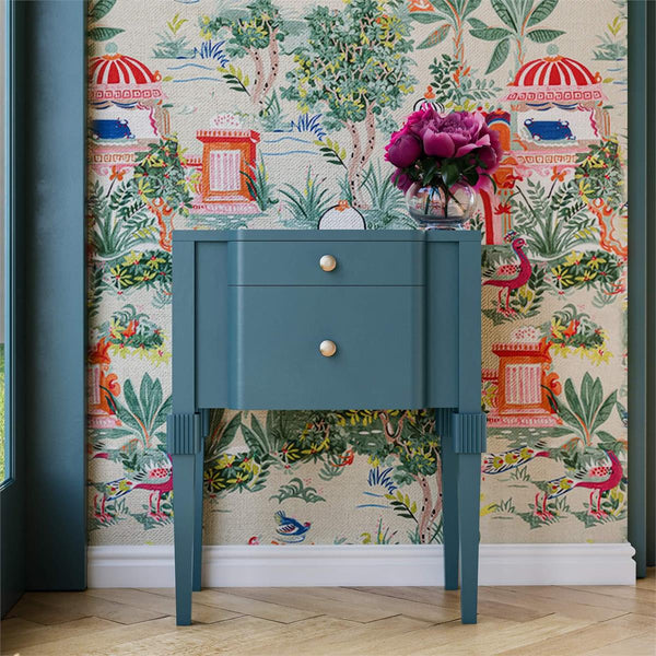 Bellingham Bedside Table | High Quality Solid Hardwood Furniture-Blue Hand Home