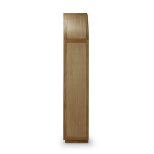 Bramble Bilbao Bookcase In Antique French Oak W/ True White Interior-Bramble-Blue Hand Home