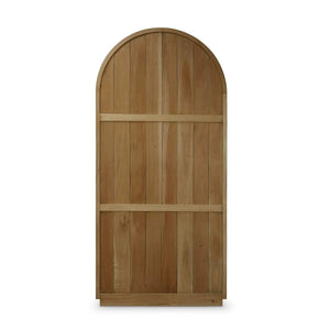 Bramble Bilbao Bookcase In Antique French Oak W/ True White Interior-Bramble-Blue Hand Home