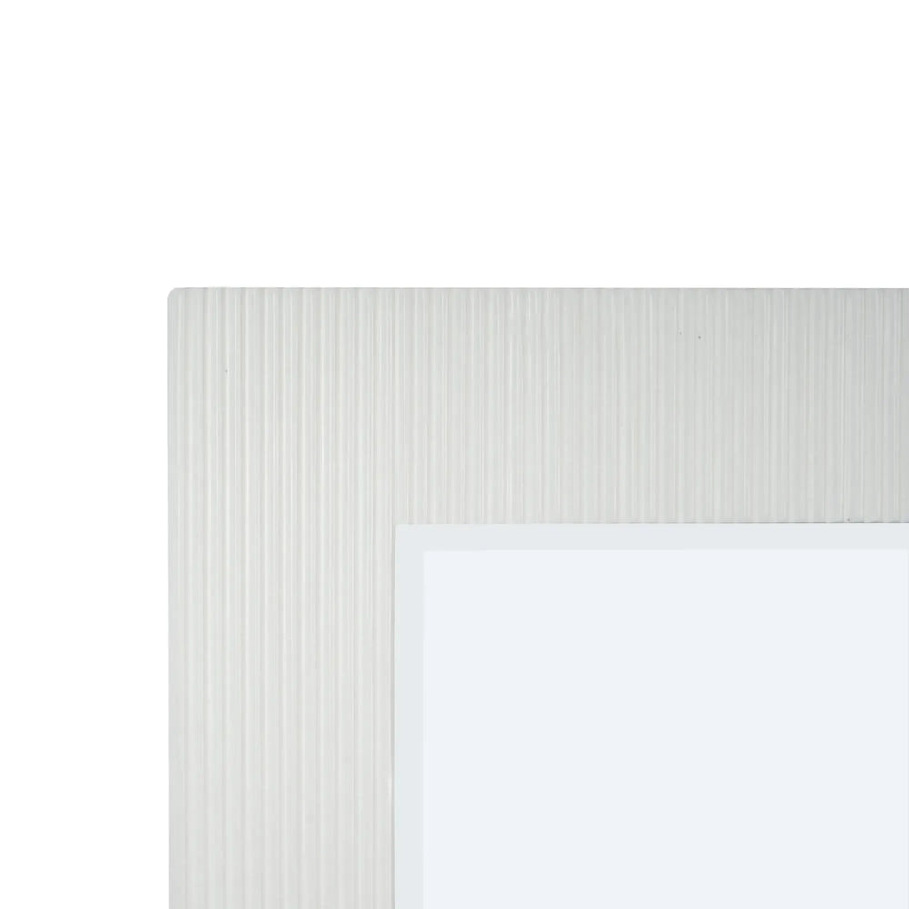 Bramble Bilbao Mirror In True White-Bramble-Blue Hand Home