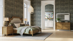 Bramble Bilbao Mirror In True White-Bramble-Blue Hand Home