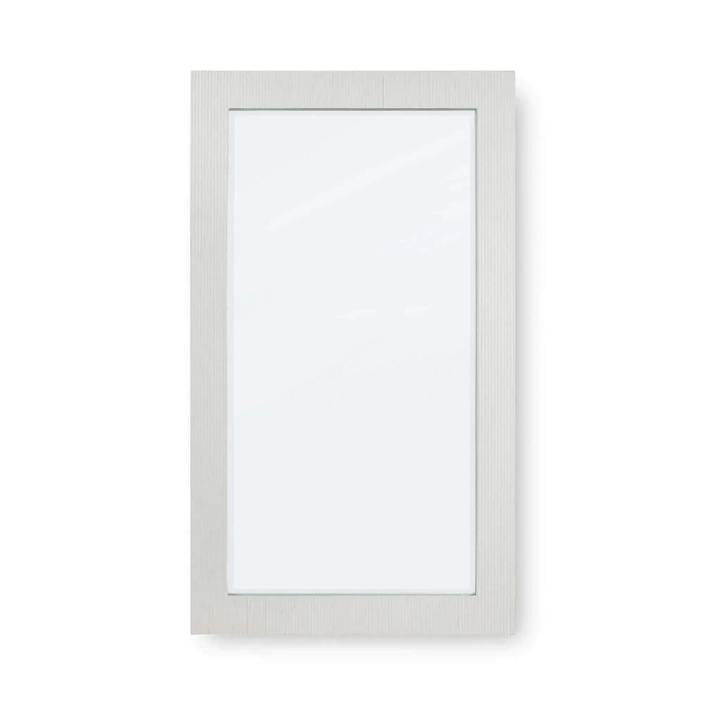 Bramble Bilbao Mirror In True White-Bramble-Blue Hand Home