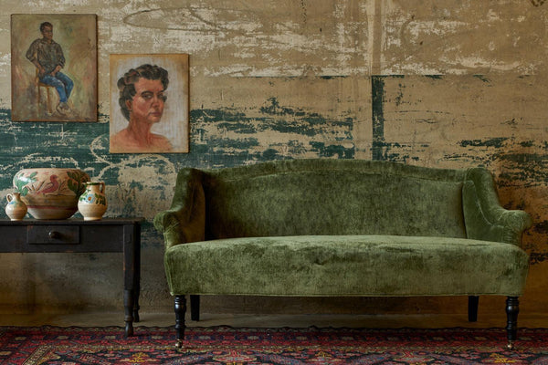Bog Loveseat - John Derian-Blue Hand Home