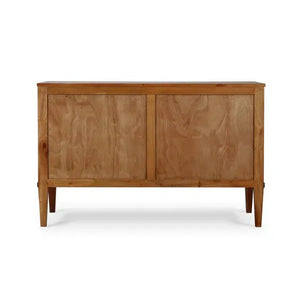 Bramble Bow 3 Drawer Chest In Antique French Oak-Bramble-Blue Hand Home