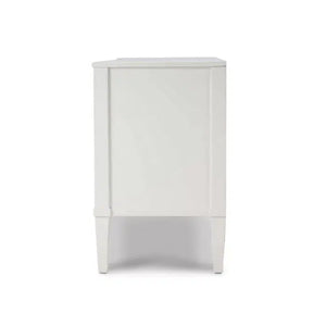 Bramble Bow 3 Drawer Chest in Architectural White-Bramble-Blue Hand Home