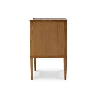 Bramble Bow Nightstand In Antique French Oak-Bramble-Blue Hand Home
