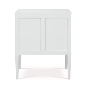 Bramble Bow Nightstand in Architectural White-Bramble-Blue Hand Home