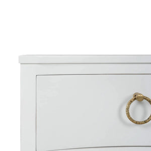 Bramble Bow Nightstand in Architectural White-Bramble-Blue Hand Home