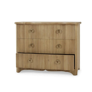 Bramble Brighton 3 Drawer Dresser In Fruitwood-Bramble-Blue Hand Home