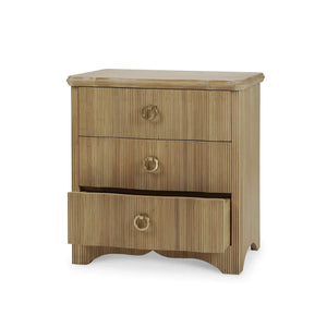 Bramble Brighton Nightstand In In Fruitwood-Bramble-Blue Hand Home