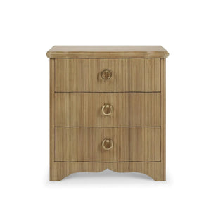 Bramble Brighton Nightstand In In Fruitwood-Bramble-Blue Hand Home