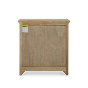 Bramble Brighton Nightstand In In Fruitwood-Bramble-Blue Hand Home