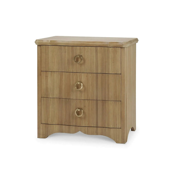 Bramble Brighton Nightstand In In Fruitwood-Bramble-Blue Hand Home